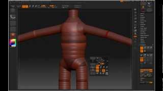 Zbrush to Cinema 4d to Zbrush to Bodypaint