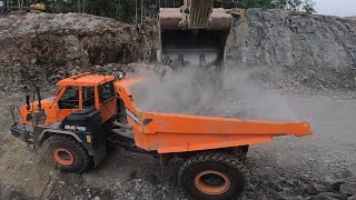 Pounding the Doosan DA 45 Prototype again!🤙Cat 390 testing limits, while being observed by Doosan😅