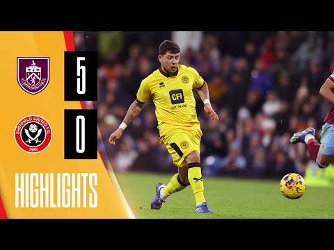 Burnley 5-0 Sheffield United Premier League highlights