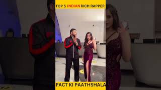 TOP 5 INDIAN RICH RAPPERS# #shorts#top5