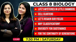 Class 8 Biology Public Exam | All Chapters in One Live | Exam Winner Class 8