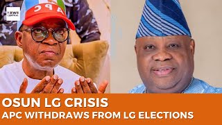 Osun LG Crisis: APC Opt Out Of LG ELection Set To Hold Tomorrow