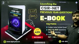 CSIR DEC 2025 Test Series | Pyq Book With Solution 2011-2025 | D Physics |