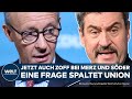 AMPEL-AUS: Jetzt auch Zoff bei der Union! Merz und Söder streiten über Koalition nach Neuwahlen