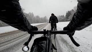 SPIT IN MY FACE | winter on bicycles in the forest