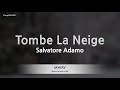 Salvatore Adamo-Tombe La Neige (Karaoke Version)