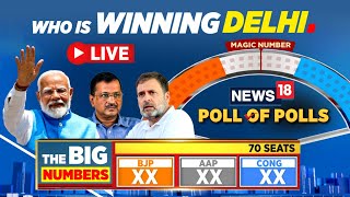 LIVE: Delhi Opinion Poll 2025 | Who Will Retain Power In Delhi | AAP Vs BJP Vs Congress | Exit Poll