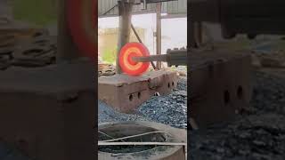 How Steel Wheel Forged，Dangerous Giant Heavy Duty Hammer Forging Process, Steel Forging Machines