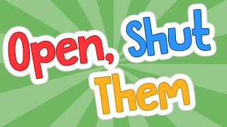 Open Shut Them Song| Circle Time Songs for Kids | Jack Hartmann Nursery Rhymes