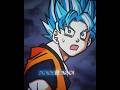 manga vs anime 😅😅 Goku ssj blue 🥶 || Goku ssj blue manga edit