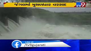 Following heavy rain, Hiran-2 dam overflows, 5 gates opened upto 2 ft | Gir-Somnath | Tv9News