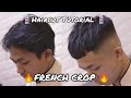 Potongan rambut FRENCH CROP untuk gaya rambut pendek🔥haircut tutorial 💈