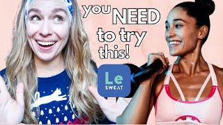 LE SWEAT REVIEW | charlee atkins at home workout review