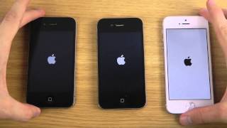 iPhone 5 iOS 7 Beta 6 vs. iPhone 4S iOS 7 Beta 6 vs. iPhone 4 iOS 7 Beta 6 - Which Is Faster?