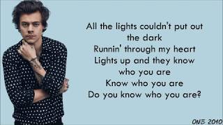 Harry Styles - Lights Up (lyrics)
