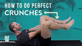 How to do perfect crunches // You've been doing it wrong!