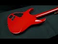 ibanez mtm1 mick thomson signature blood red 2006 korea emg pickups slipknot guitar close up video