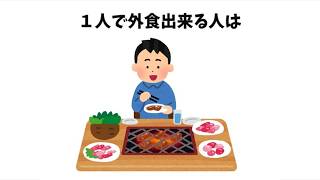 【雑学】今すぐ人に教えたくなる雑学・豆知識「一人で外出できる人は」