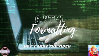 Html Formatting chapter 6