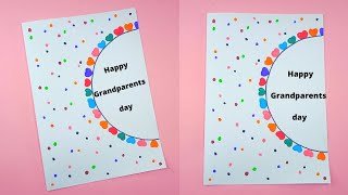 DIY - Grandparents day card making idea / Easy & beautiful card for grandparents day / Handmade Card