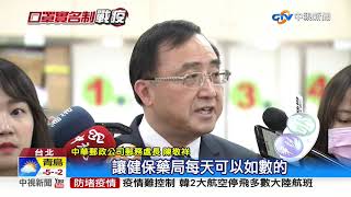 實名制口罩倒數! 逾3千郵務士忙配送│中視新聞 20200205