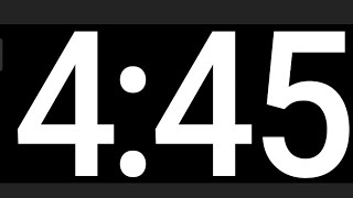 4 Minute 45 second Timer