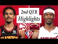 Miami Heat vs. Atlanta Hawks Full Highlights 2nd QTR | 2021-22 NBA Season