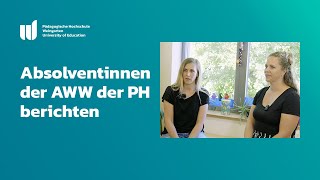 Vier Absolventinnen der AWW der PH Weingarten berichten von ihren Weiterbildungen