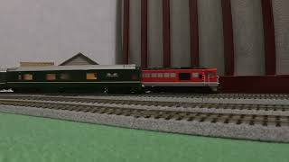 Hoscale【雪奈會】【準備中】【ただただ遊ぶ】トワイライトエクスプレス DD51重連 DF50 C56 キハ181【GoPro】【4K】part 8   001