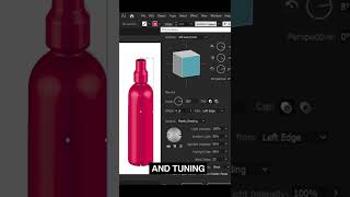 bottle making in illustrator #3d #shortsvideo #shorts #illustrator  #illustratortutorial