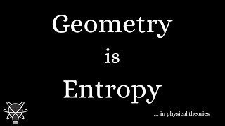 The equivalence between geometrical structures and entropy