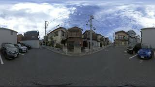 VR３６０度の４K動画　江戸川区松本　【山藤松本２丁目貸家】