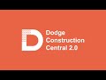 Introducing Dodge Construction Central 2.0