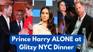 Prince Harry ALONE at Glitzy NYC Dinner