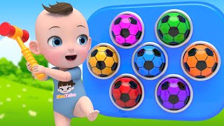 Punch Color Ball Baby Playground Let'a Go Shopping Song | Nursery Rhymes & Kids Songs | Kindergarten