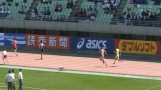 2010-05-08_ 国際グランプリ_中学男子４×100mRタイムレース_44秒64（優勝）