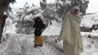 Sous la neige (la Kabylie)