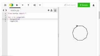 Python Turtle and the Use of Python Functions