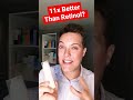 11 X FASTER THAN RETINOL - Anti-Aging Skincare Ingredient #shorts