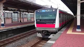 E233系5000番台千ケヨ516編成 JR京葉線各駅停車東京行き 新浦安駅発車