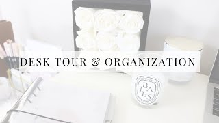 Desk Tour & Organization