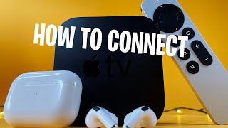 Apple TV 4K 2021 AirPods Pro - How to Connect AirPods Pro to Apple TV 4K 2021