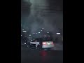 man barely hanging on back of car while sliding 😱🤏🏽🏎💨 viral trending mustwatch