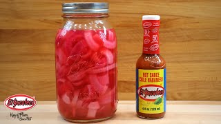 How to make Pickled Red Onions Ft. El Yucateco Red Hot Sauce