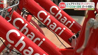 『Charichari（チャリチャリ）』年末までに「550台を一気に1100台へ」災害時の無償提供も