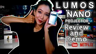 LUMOS NANO Portable Projector Review \u0026 Demo | IkinMan