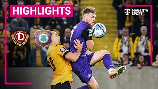 Dynamo Dresden - FC Erzgebirge Aue | Highlights 3. Liga | MAGENTA SPORT