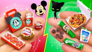 30 Miniature Food Hacks and Crafts for LOL and Barbie