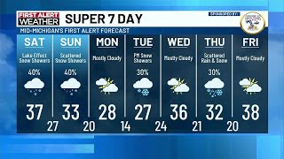 Super 7 Day First Alert Forecast: Snow showers ahead