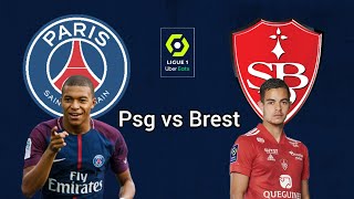 psg vs brest Highlight and prematch in ligue 1 , Messi and Neymar injured